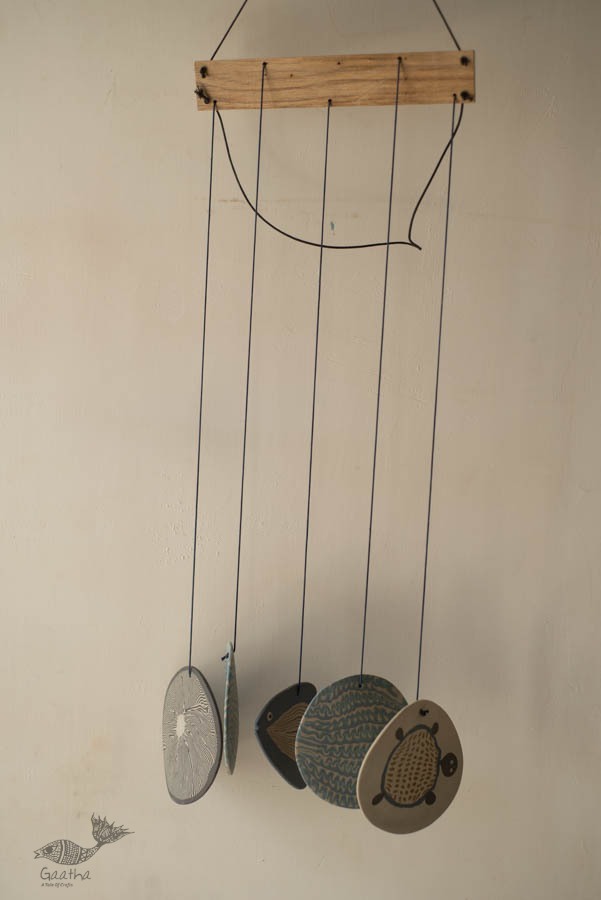 Handmade Ceramic Chimes - Hangings