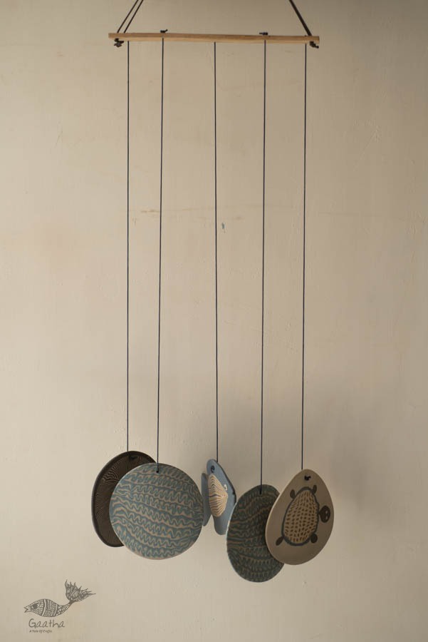 Handmade Ceramic Chimes - Hangings