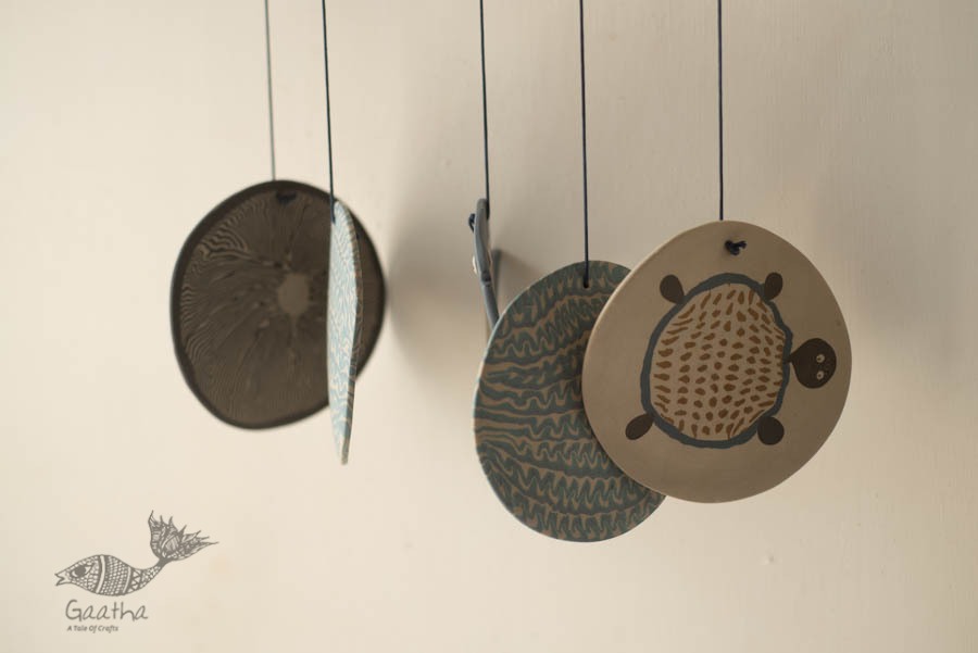 Handmade Ceramic Chimes - Hangings