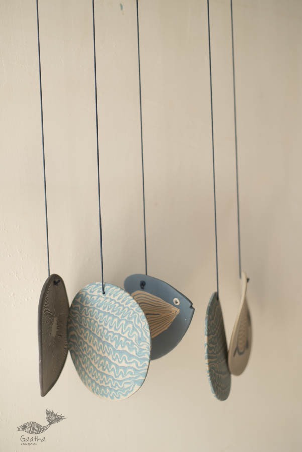 Handmade Ceramic Chimes - Hangings