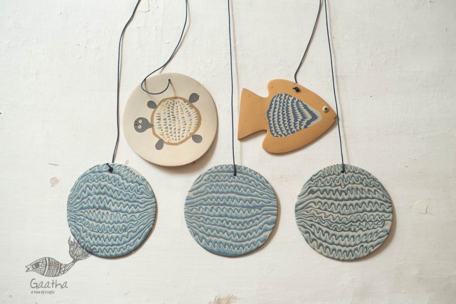 Handmade Ceramic Chimes - Hangings