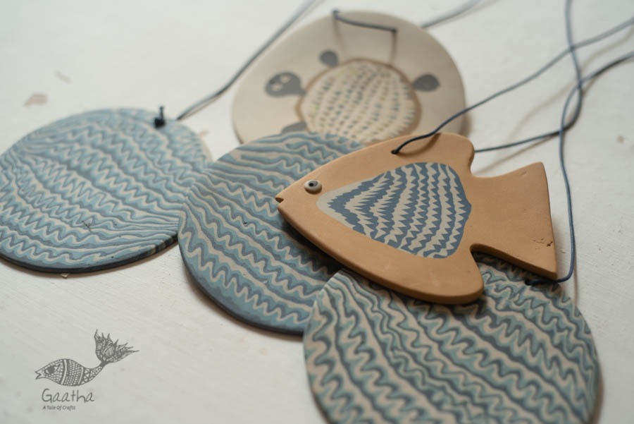 Handmade Ceramic Chimes - Hangings