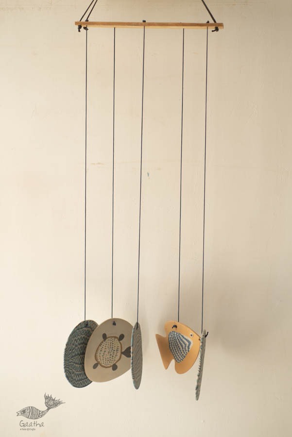 Handmade Ceramic Chimes - Hangings