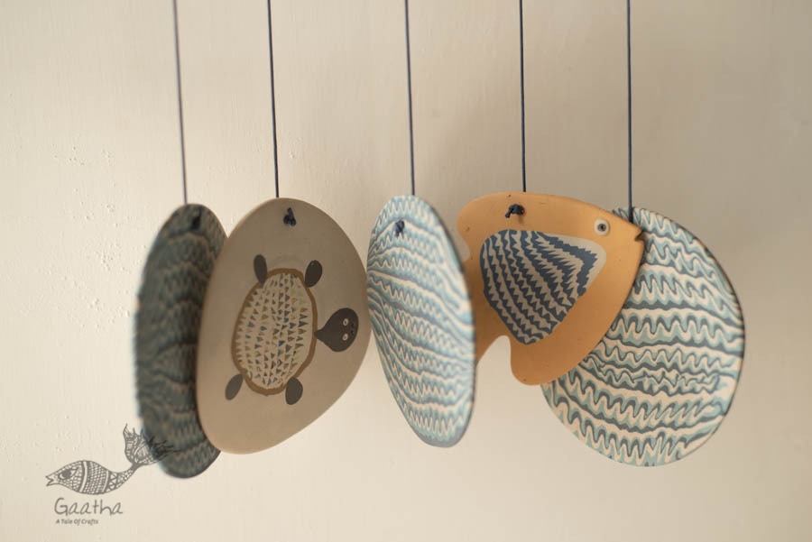 Handmade Ceramic Chimes - Hangings