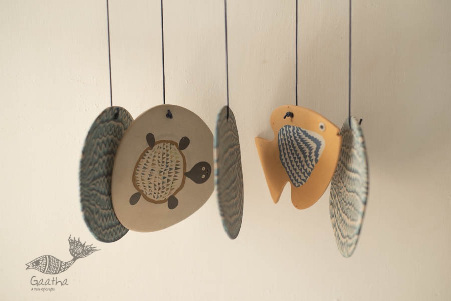 Handmade Ceramic Chimes - Hangings