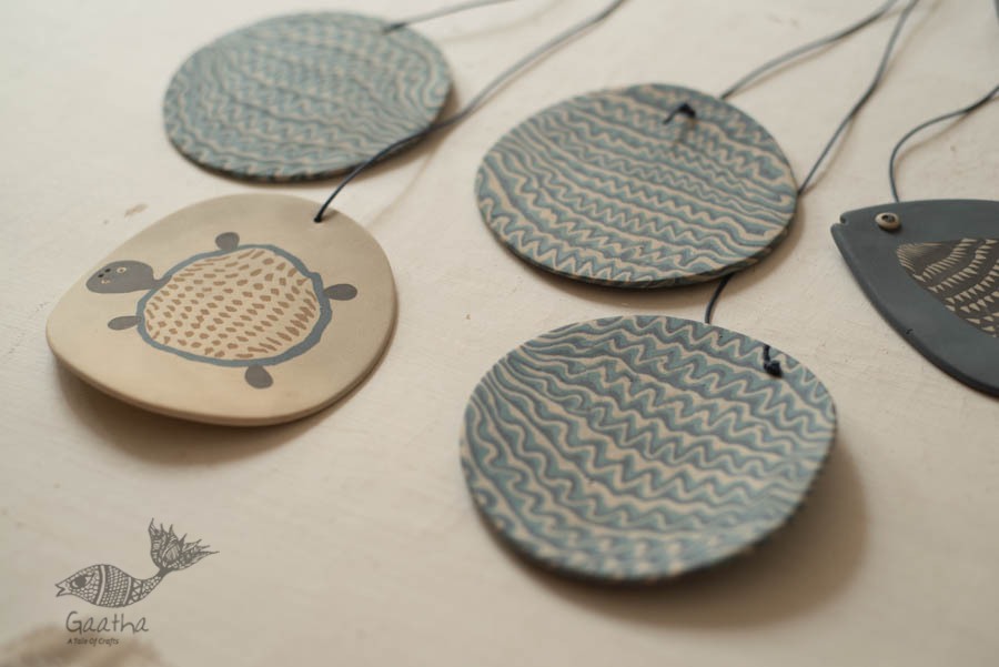 Handmade Ceramic Chimes - Hangings