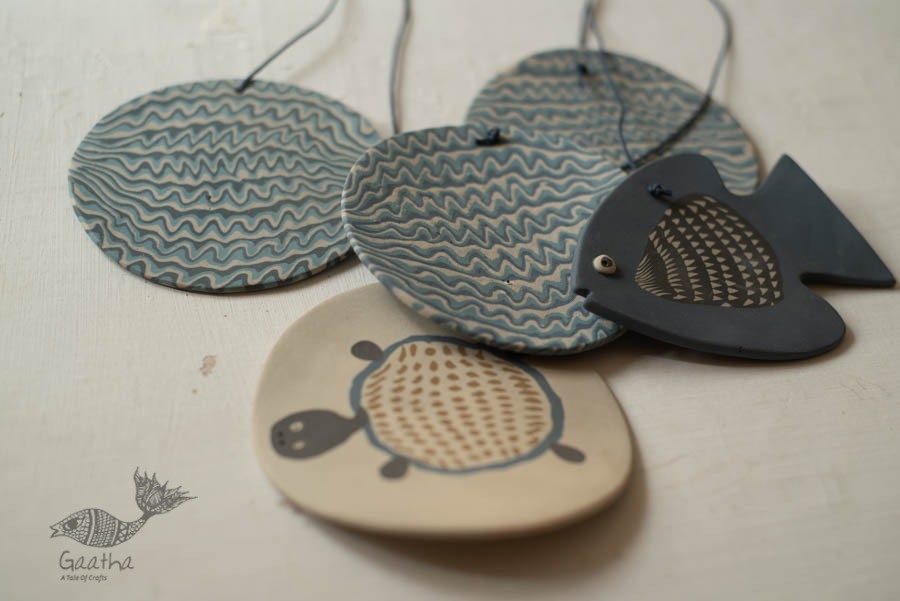 Handmade Ceramic Chimes - Hangings