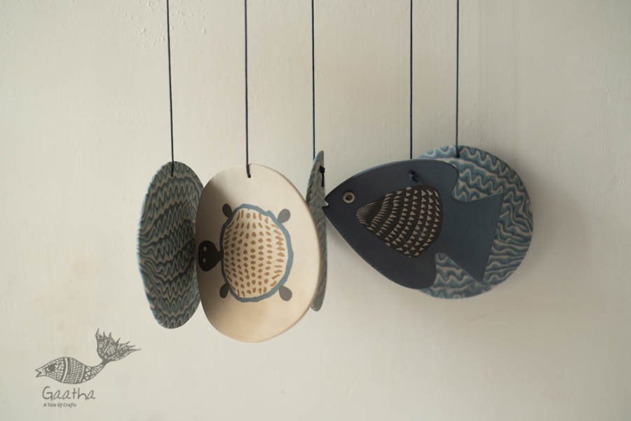 Handmade Ceramic Chimes - Hangings