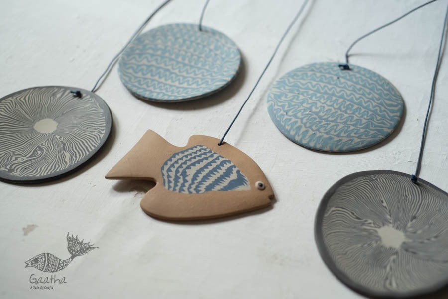 Handmade Ceramic Chimes - Hangings