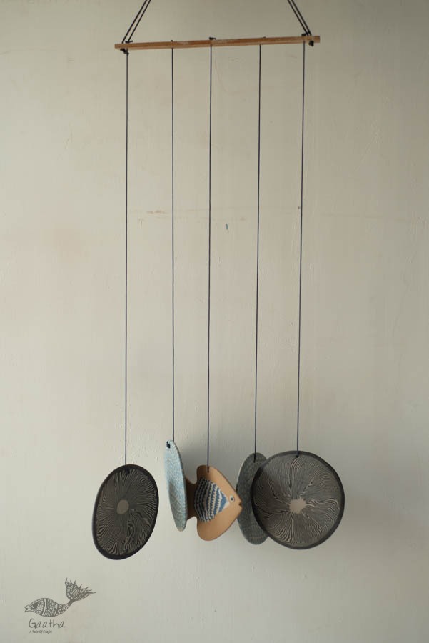 Handmade Ceramic Chimes - Hangings