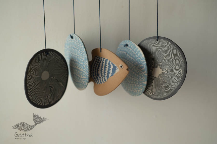 Handmade Ceramic Chimes - Hangings