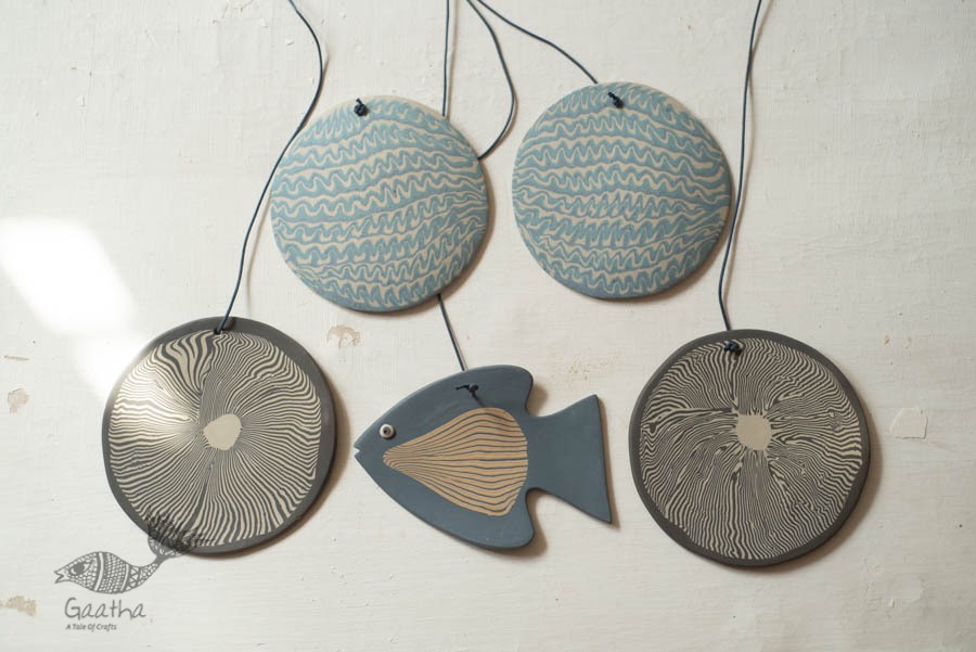 Handmade Ceramic Chimes - Hangings