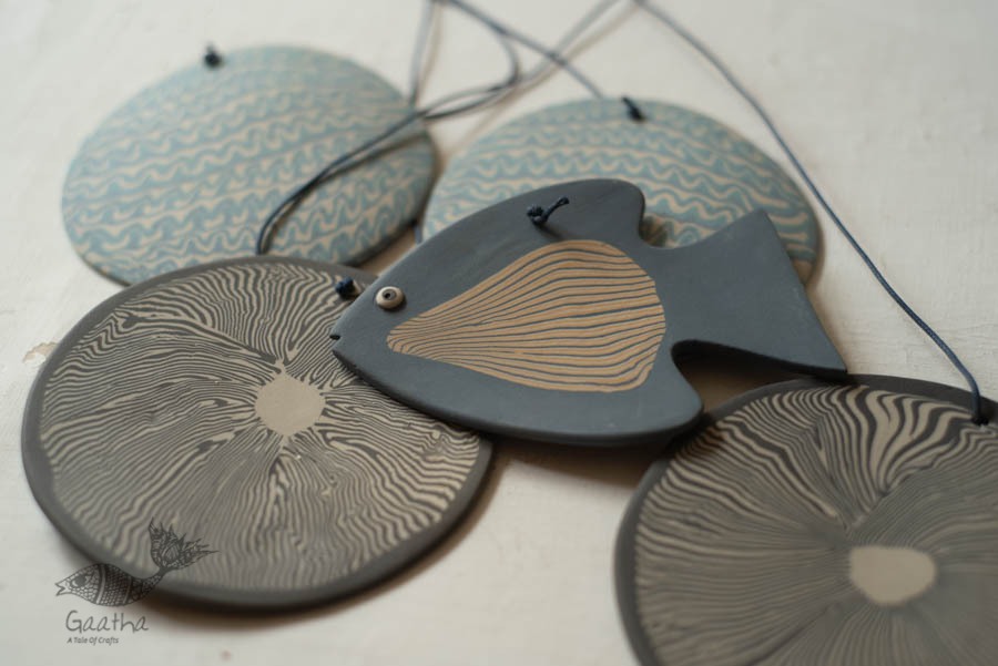 Handmade Ceramic Chimes - Hangings