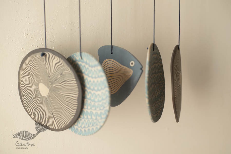 Handmade Ceramic Chimes - Hangings