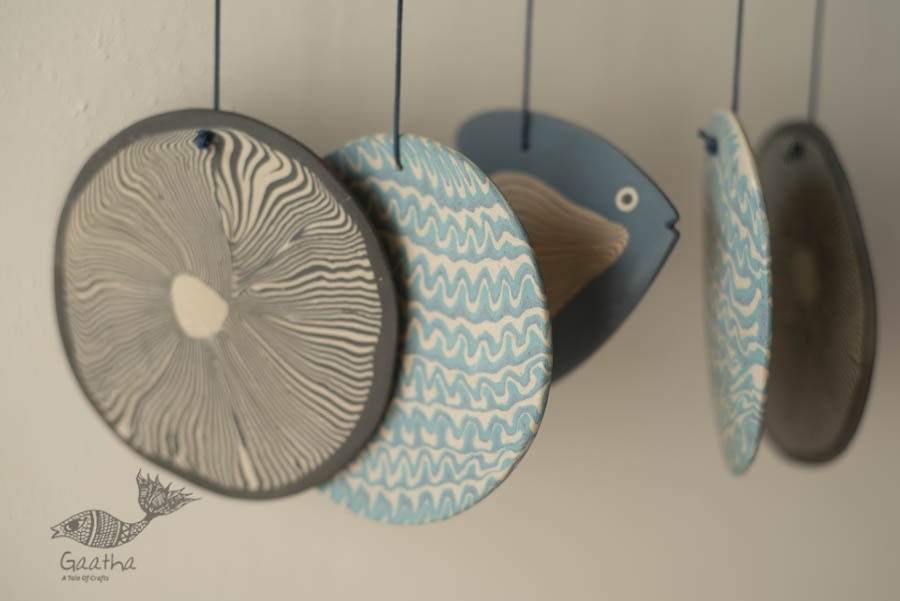 Handmade Ceramic Chimes - Hangings