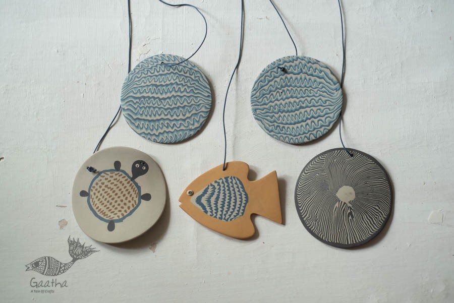 Handmade Ceramic Chimes - Hangings