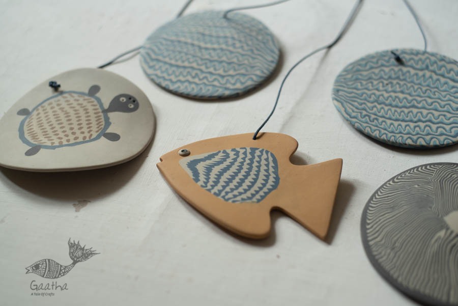 Handmade Ceramic Chimes - Hangings