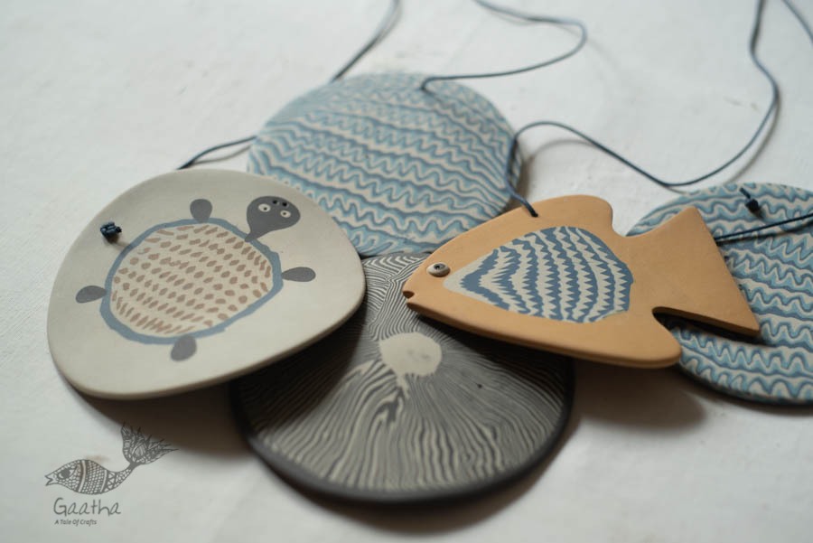 Handmade Ceramic Chimes - Hangings