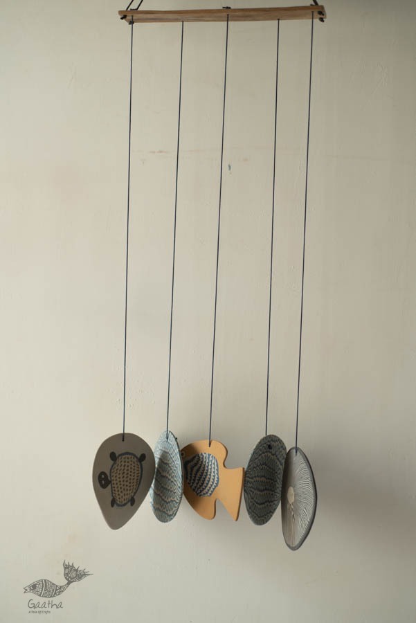 Handmade Ceramic Chimes - Hangings