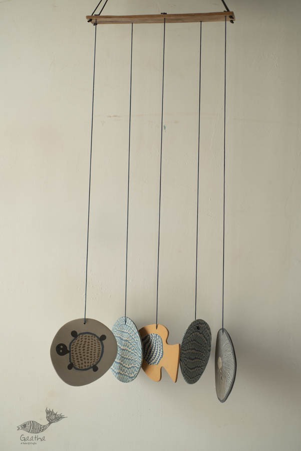 Handmade Ceramic Chimes - Hangings