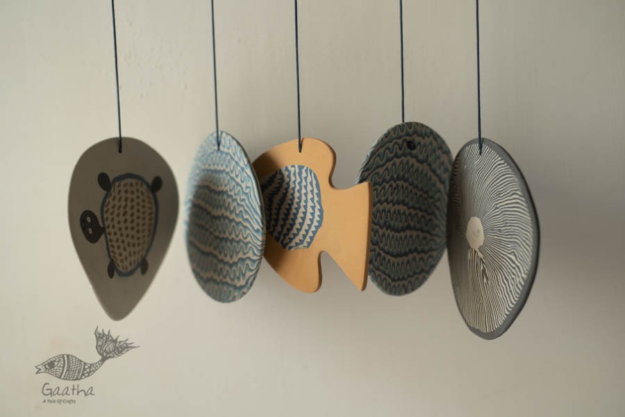 Handmade Ceramic Chimes - Hangings