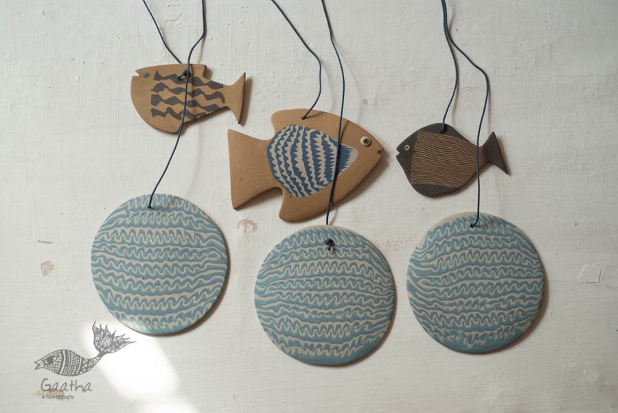 Handmade Ceramic Chimes - Hangings