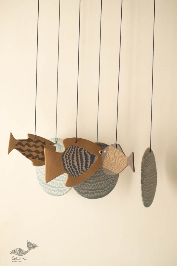 Handmade Ceramic Chimes - Hangings