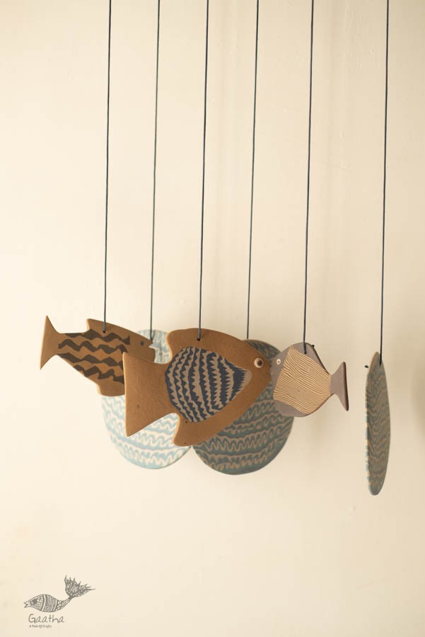 Handmade Ceramic Chimes - Hangings