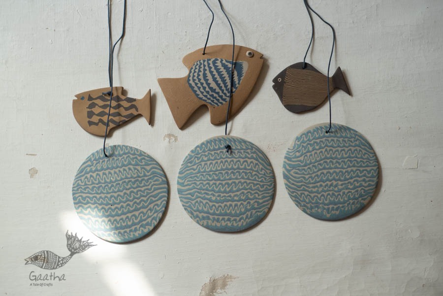 Handmade Ceramic Chimes - Hangings