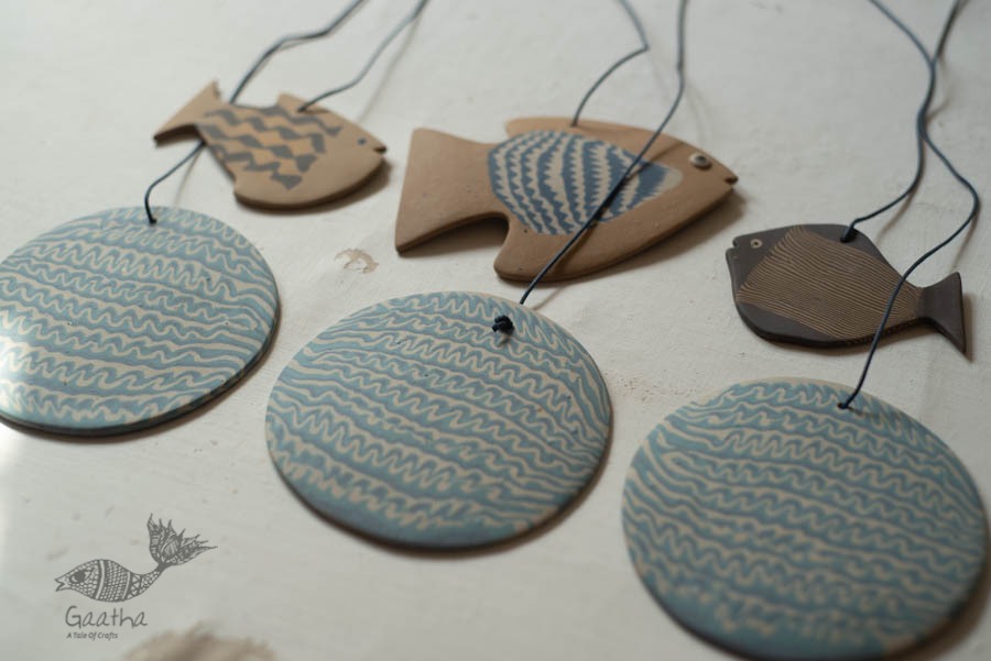 Handmade Ceramic Chimes - Hangings