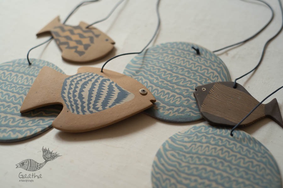 Handmade Ceramic Chimes - Hangings