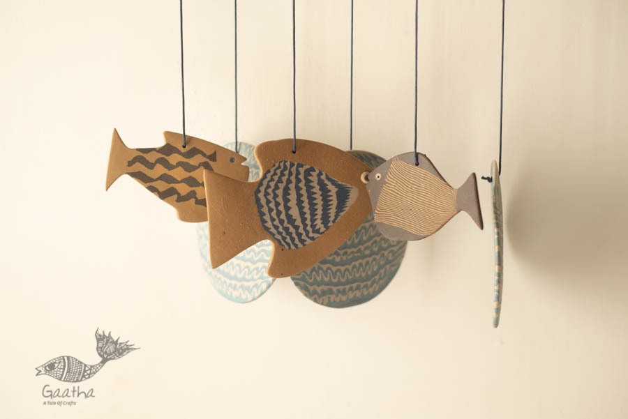 Handmade Ceramic Chimes - Hangings