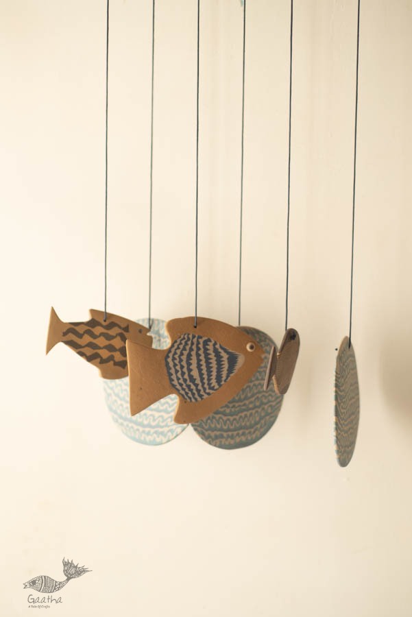 Handmade Ceramic Chimes - Hangings