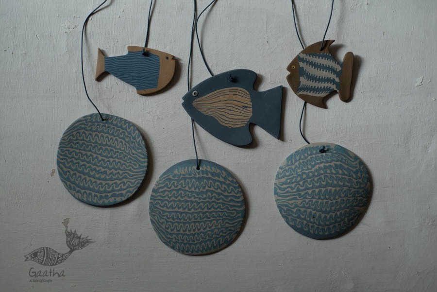 Handmade Ceramic Chimes - Hangings