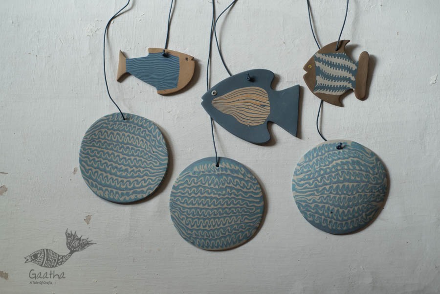 Handmade Ceramic Chimes - Hangings