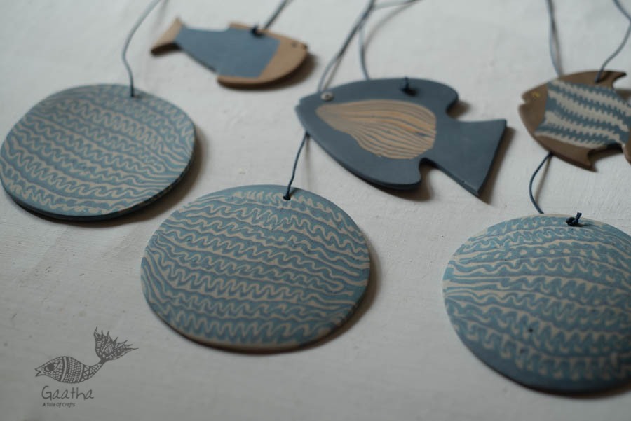 Handmade Ceramic Chimes - Hangings