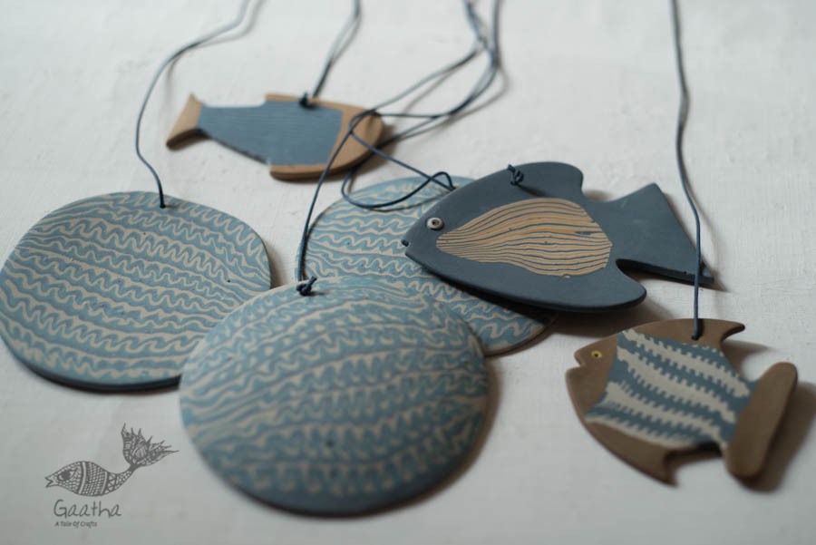 Handmade Ceramic Chimes - Hangings