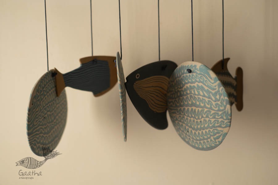 Handmade Ceramic Chimes - Hangings