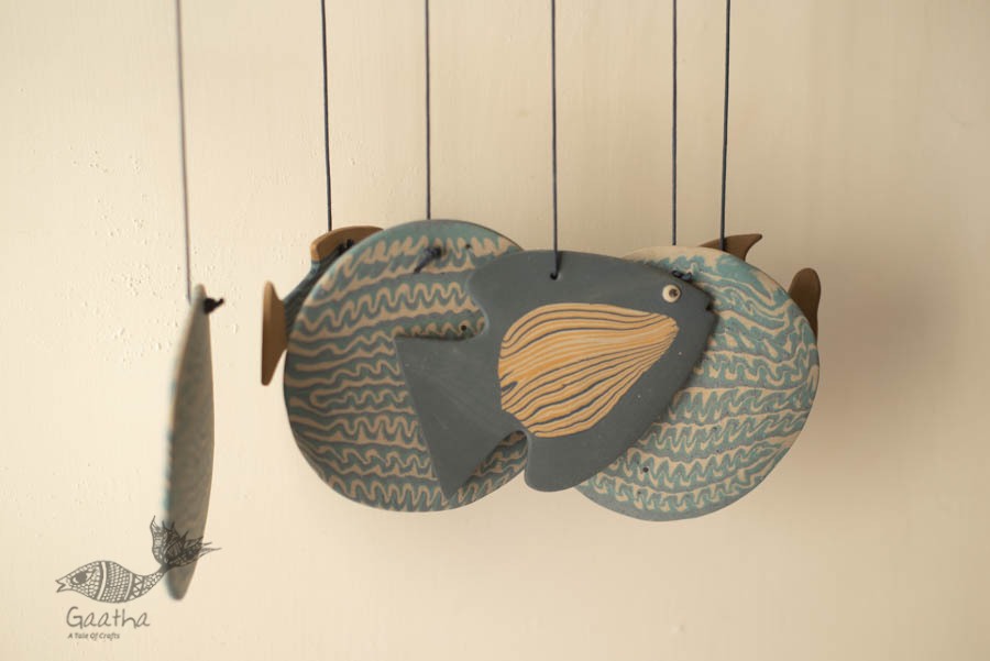 Handmade Ceramic Chimes - Hangings