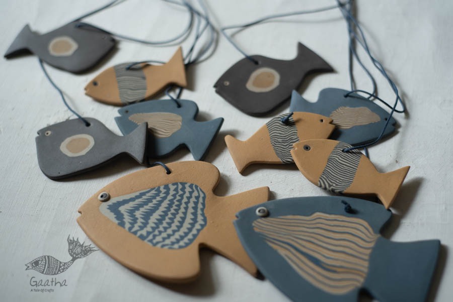 online Handmade Ceramic Chimes - Hangings