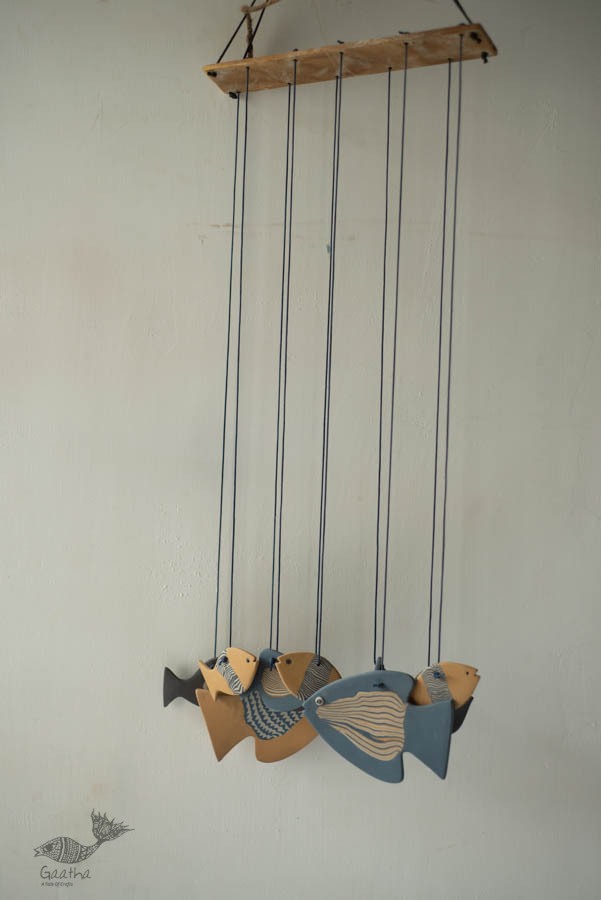 online Handmade Ceramic Chimes - Hangings