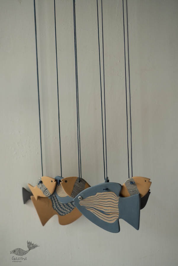 online Handmade Ceramic Chimes - Hangings