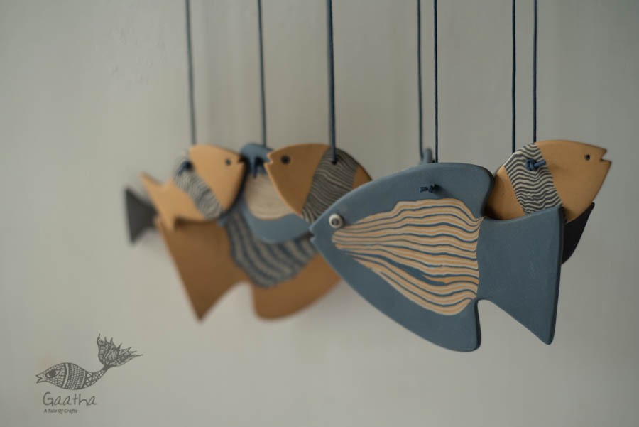 online Handmade Ceramic Chimes - Hangings