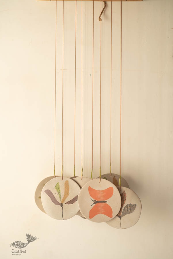 Handmade Ceramic Chimes - Hangings