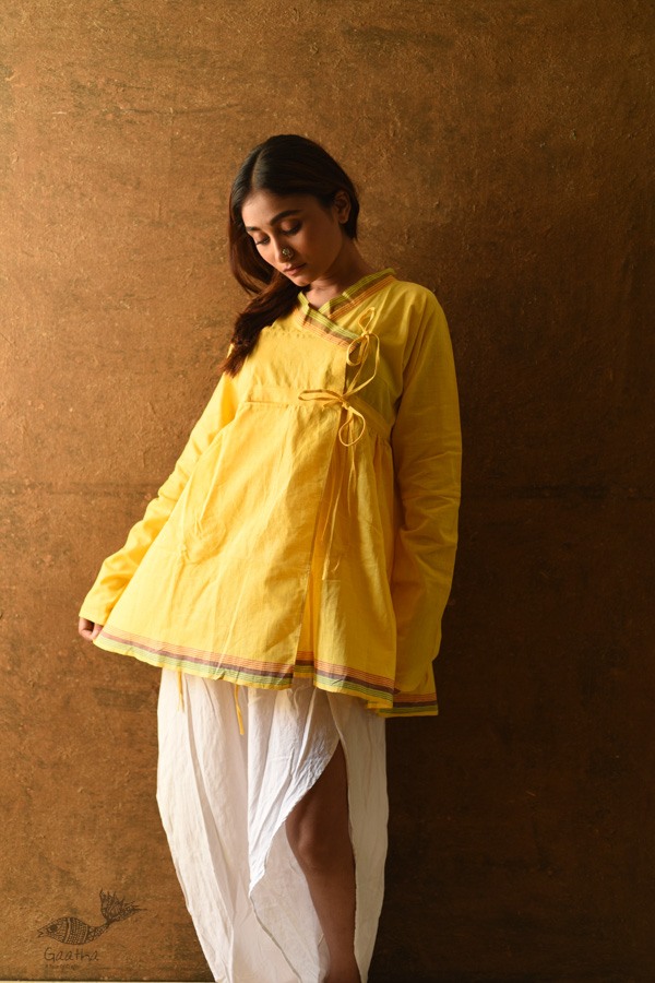 shop Angarkha Style Handloom Cotton Kediyu