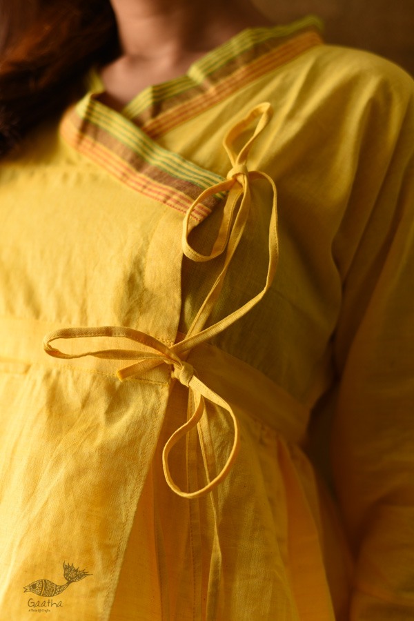 shop Angarkha Style Handloom Cotton Kediyu