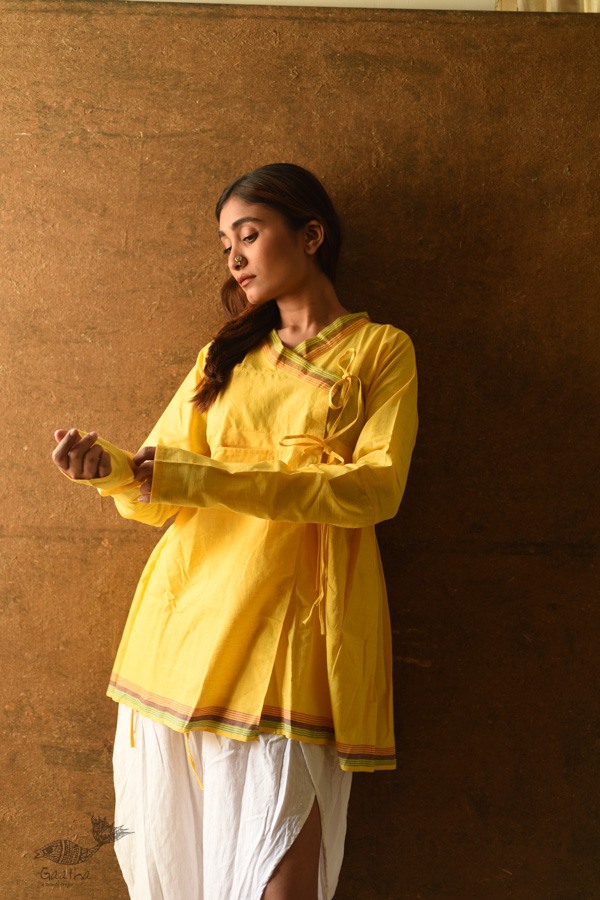 shop Angarkha Style Handloom Cotton Kediyu