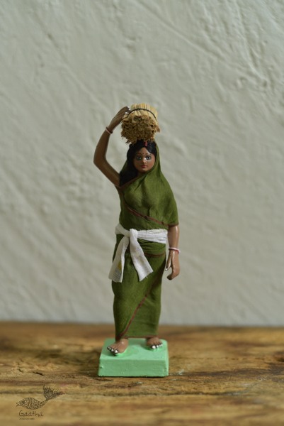 Handmade Clay Doll - 