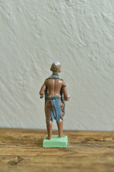 Handmade Clay Doll - Bagger old men