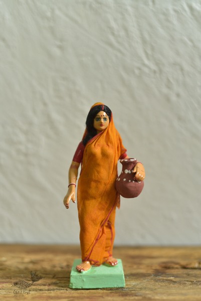 Handmade Clay Doll - 